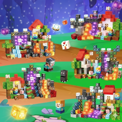 MagnoBlox - Magnetic STEM Building Blocks (200 Pcs)