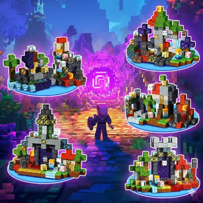 MagnoBlox - Magnetic STEM Building Blocks (200 Pcs)